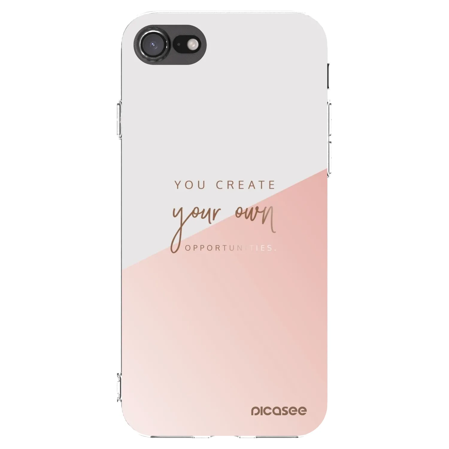 Picasee silikónový prehľadný obal pre Apple iPhone 7 - Vytvor si svoju vlastnú príležitosť