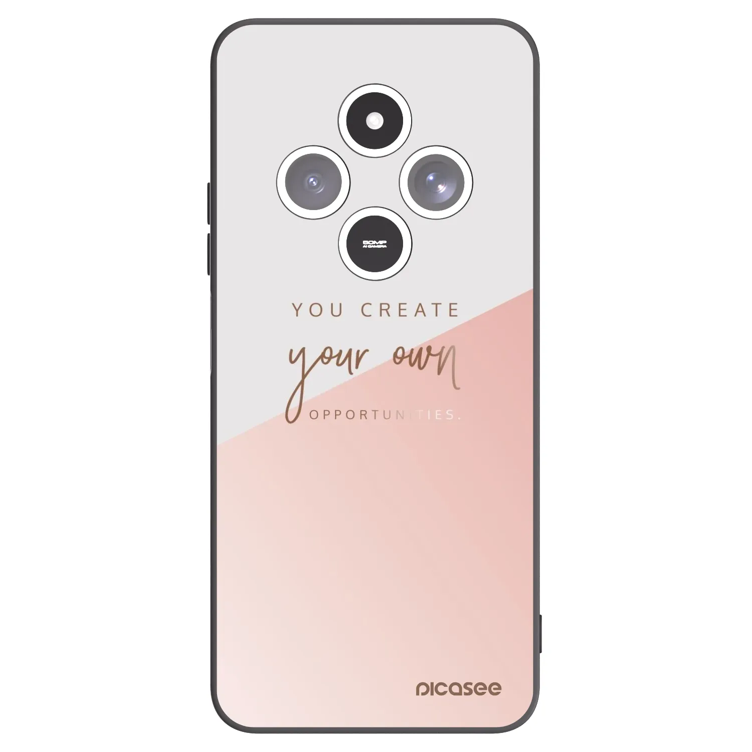 Picasee silikónový čierny obal pre Xiaomi Redmi 14C - Vytvor si svoju vlastnú príležitosť