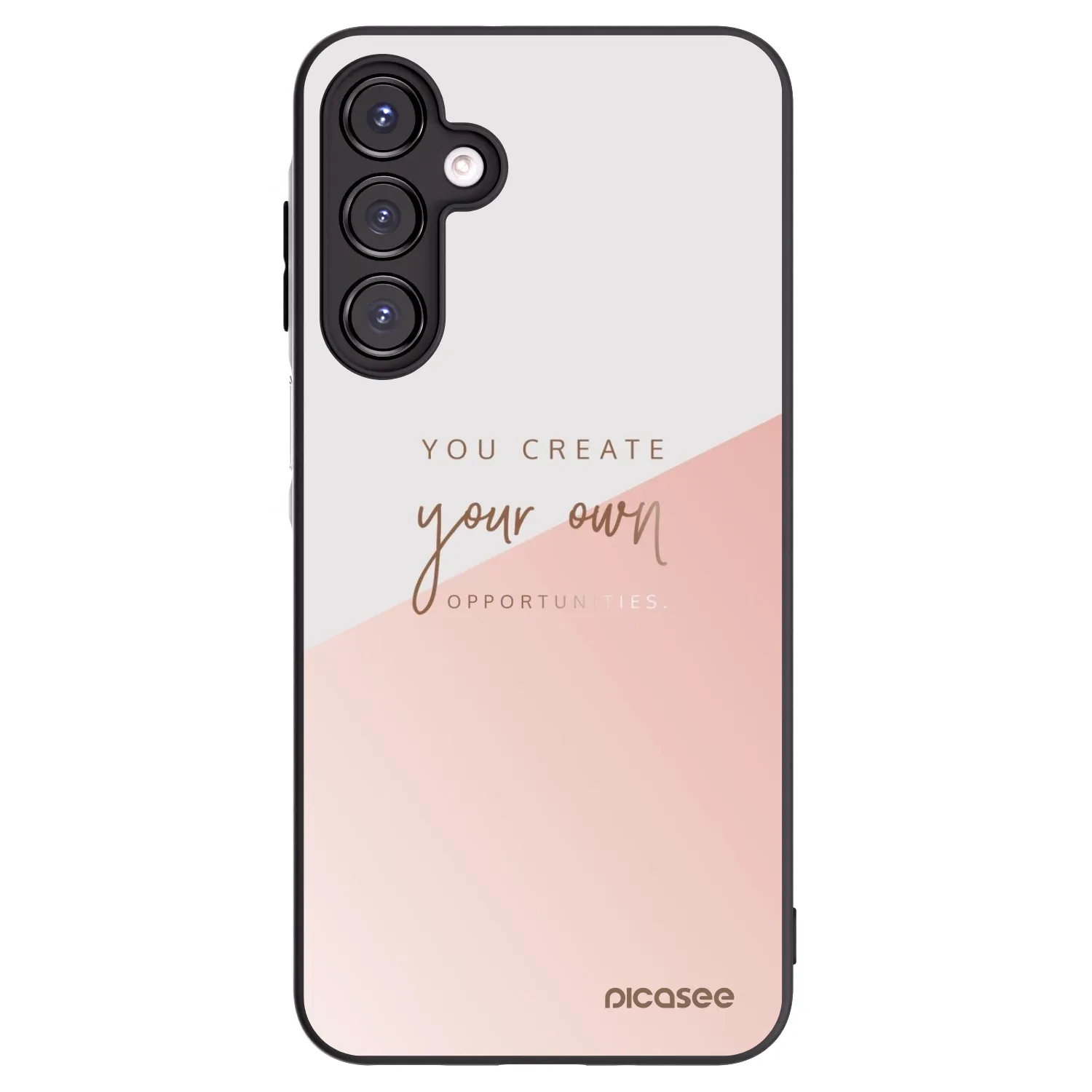 Picasee silikónový čierny obal pre Samsung Galaxy A16 5G - Vytvor si svoju vlastnú príležitosť