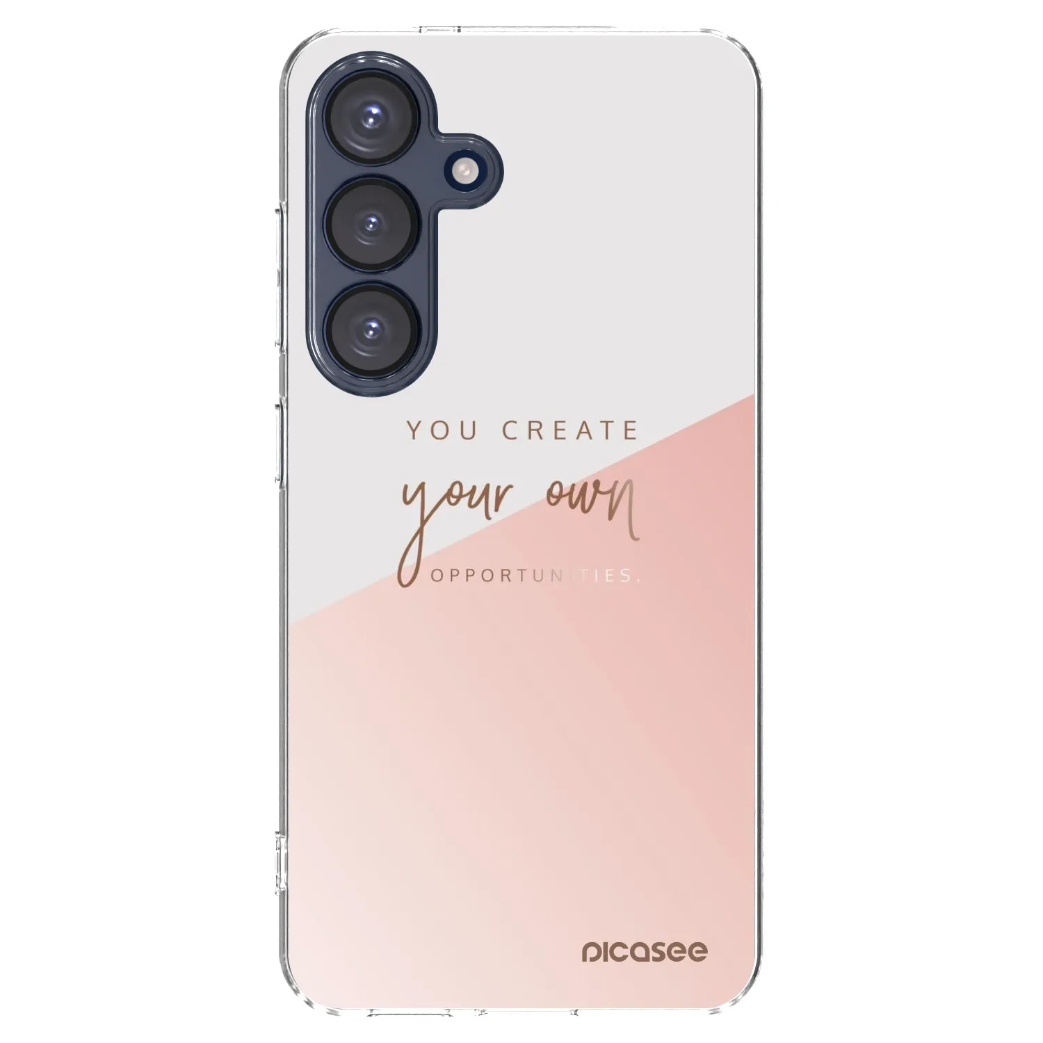 Picasee silikónový prehľadný obal pre Samsung Galaxy S25 5G - Vytvor si svoju vlastnú príležitosť