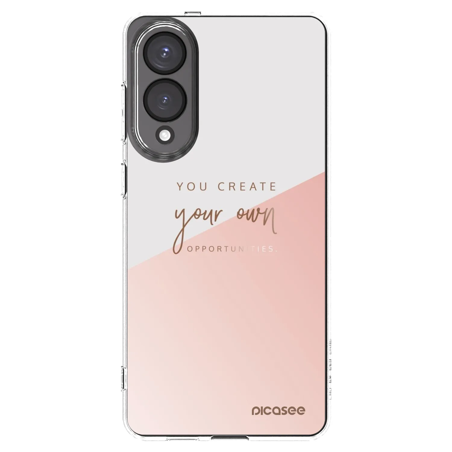 Picasee silikónový prehľadný obal pre Samsung Galaxy S25 Edge 5G - Vytvor si svoju vlastnú príležitosť