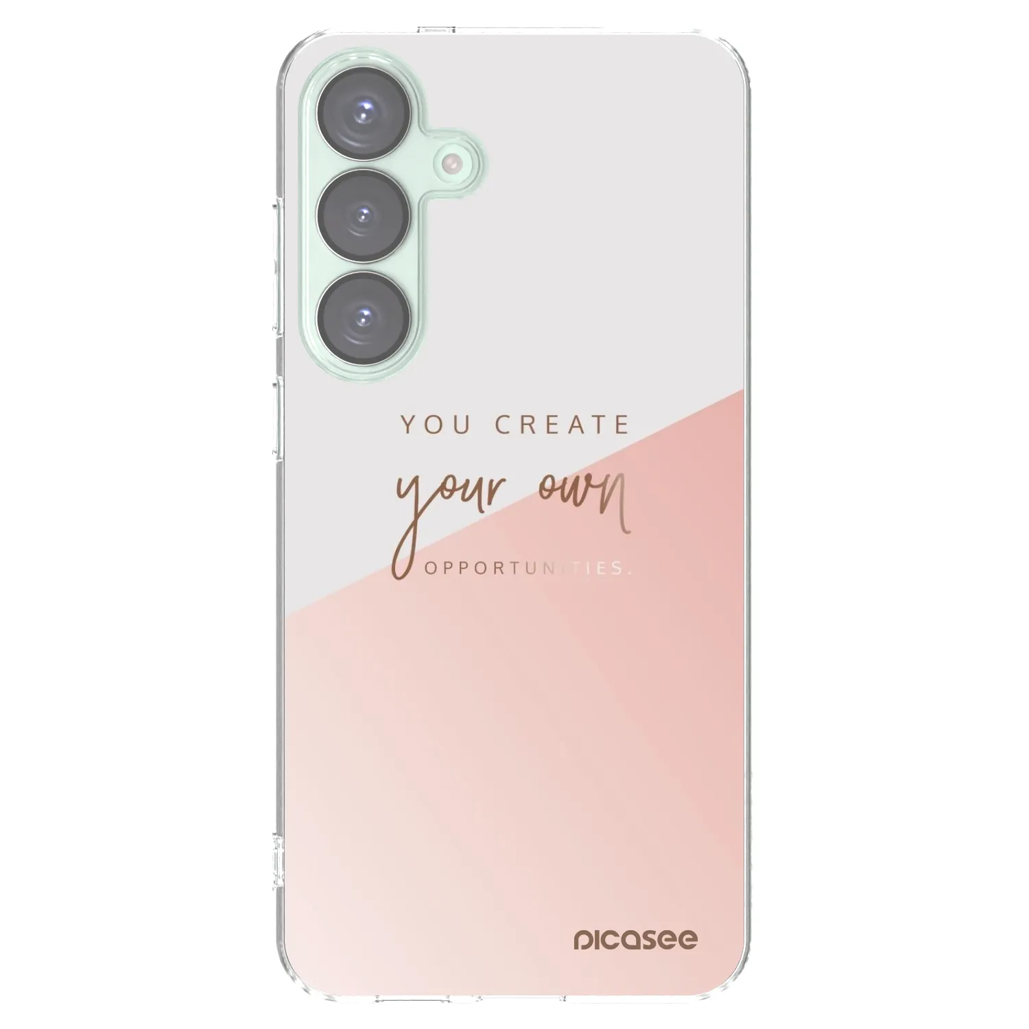 Picasee silikónový prehľadný obal pre Samsung Galaxy S25+ 5G - Vytvor si svoju vlastnú príležitosť