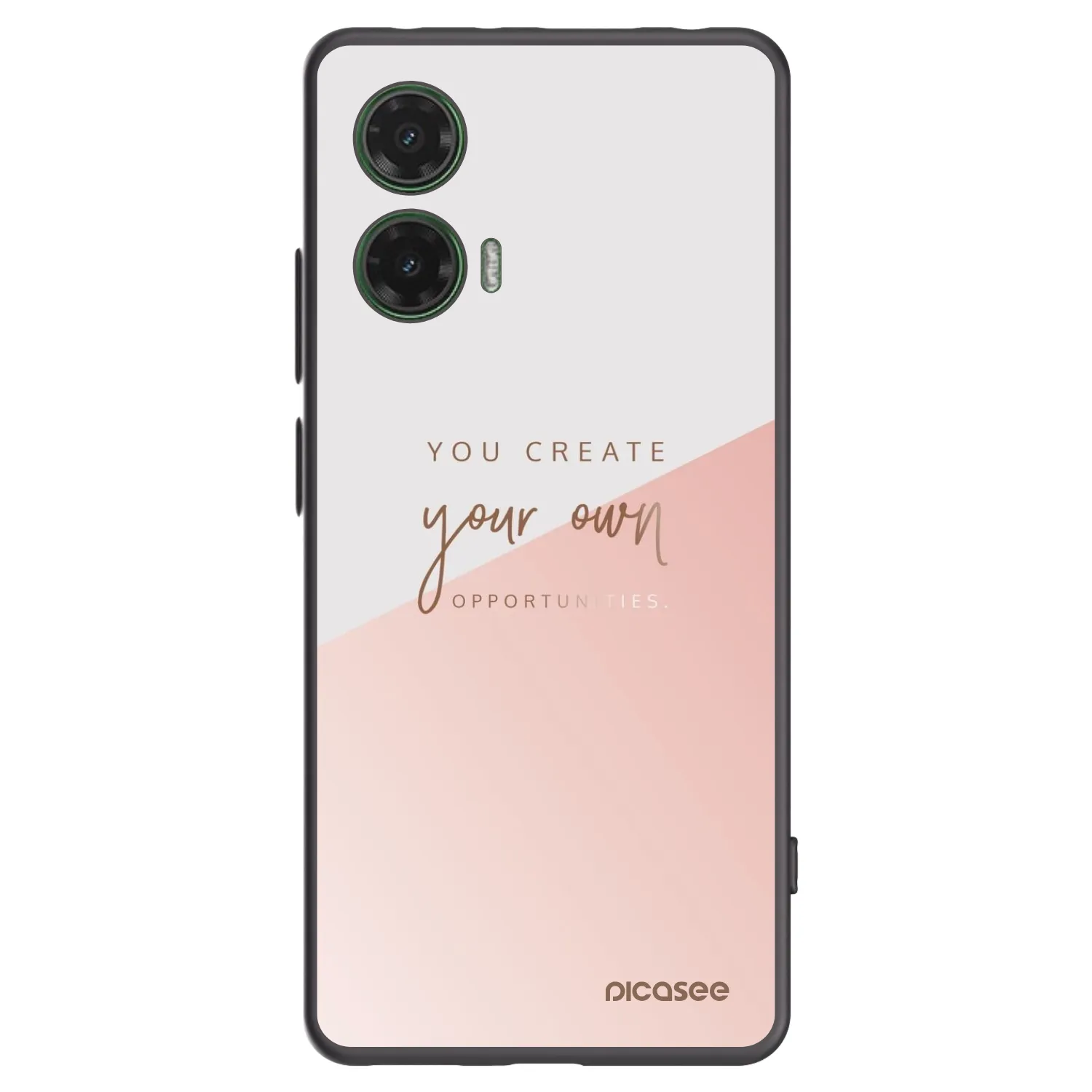 Picasee silikónový čierny obal pre Motorola Moto G35 5G - Vytvor si svoju vlastnú príležitosť