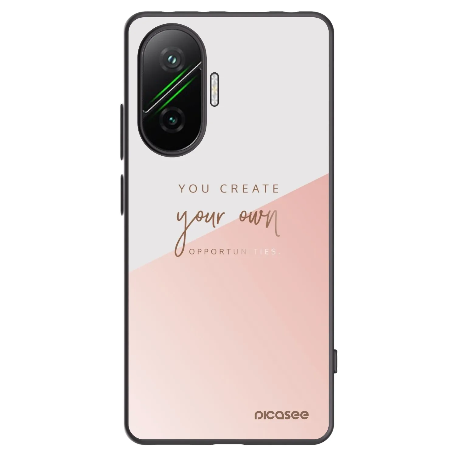 Picasee silikónový čierny obal pre Xiaomi Poco F7 Pro 5G - Vytvor si svoju vlastnú príležitosť