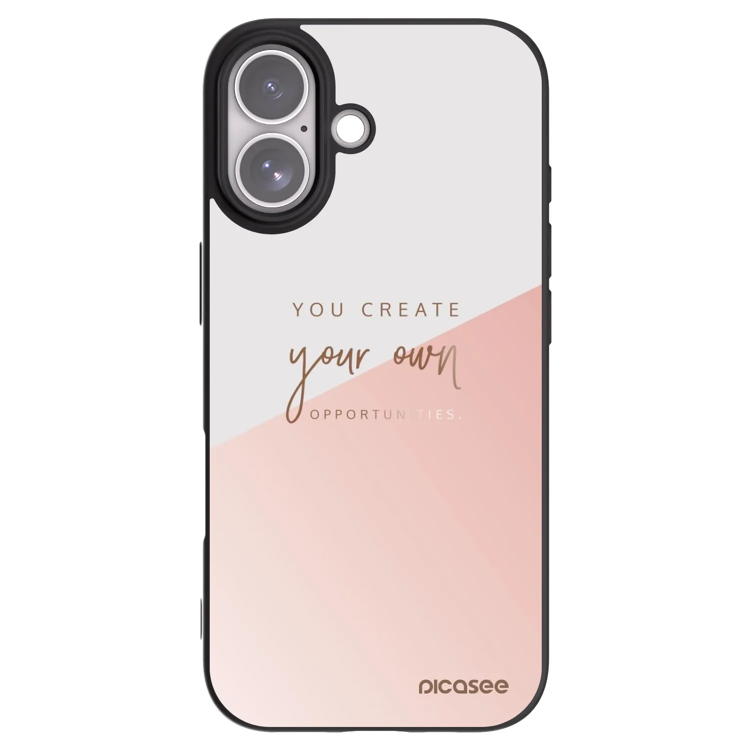 Picasee silikónový čierny obal pre Apple iPhone 17 - Vytvor si svoju vlastnú príležitosť