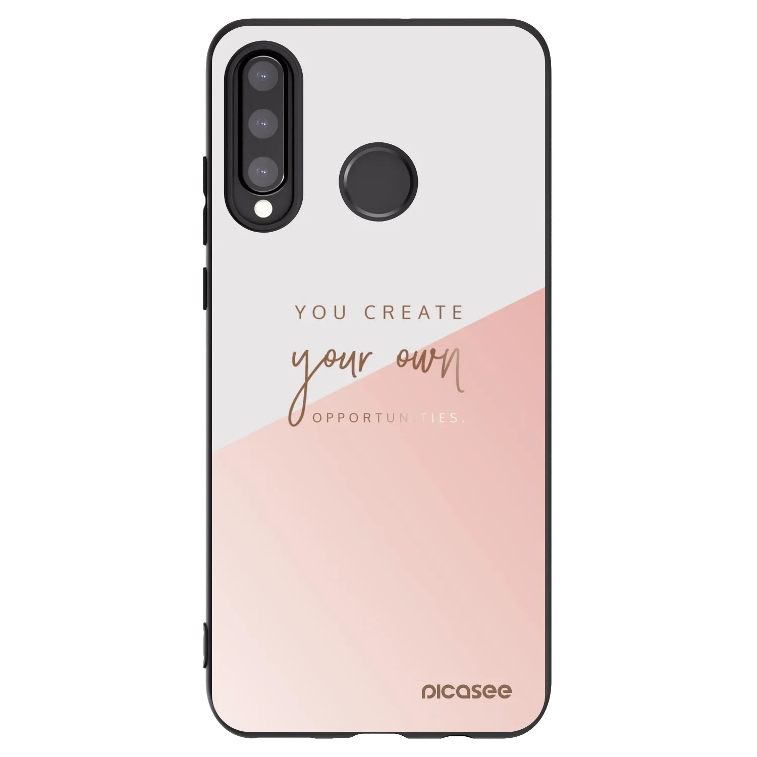 Picasee silikónový čierny obal pre Huawei P30 Lite - Vytvor si svoju vlastnú príležitosť