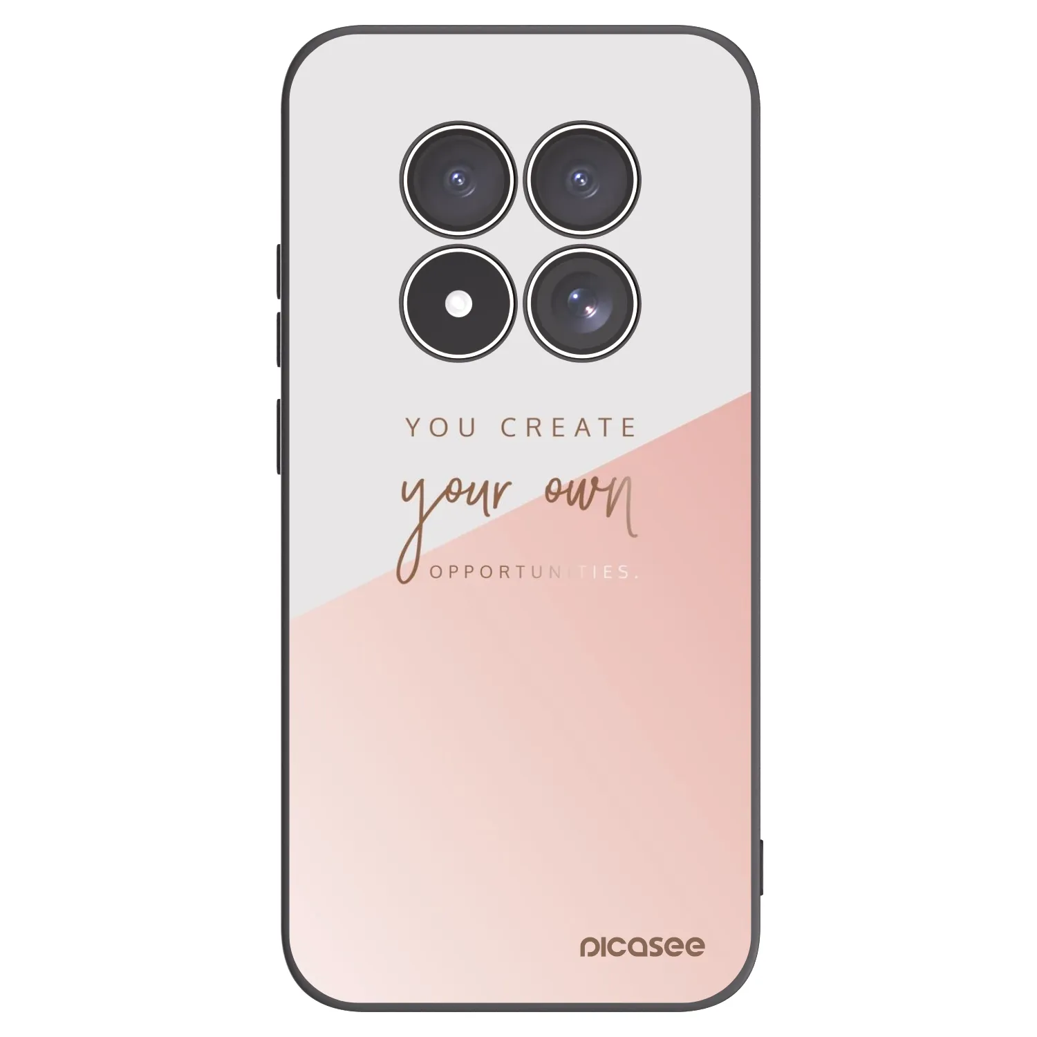 Picasee silikónový čierny obal pre Xiaomi Redmi Note 15 Pro 5G - Vytvor si svoju vlastnú príležitosť