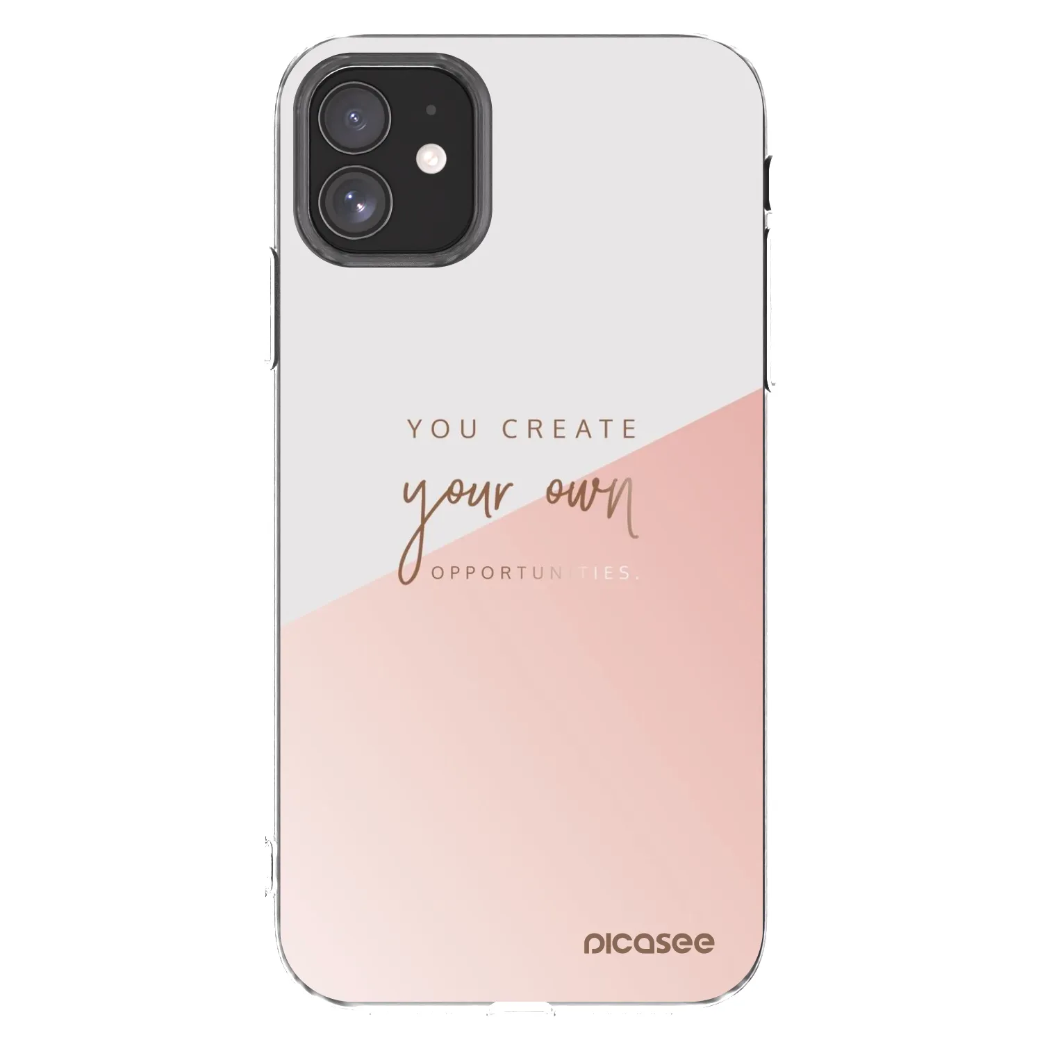 Picasee silikónový prehľadný obal pre Apple iPhone 11 - Vytvor si svoju vlastnú príležitosť