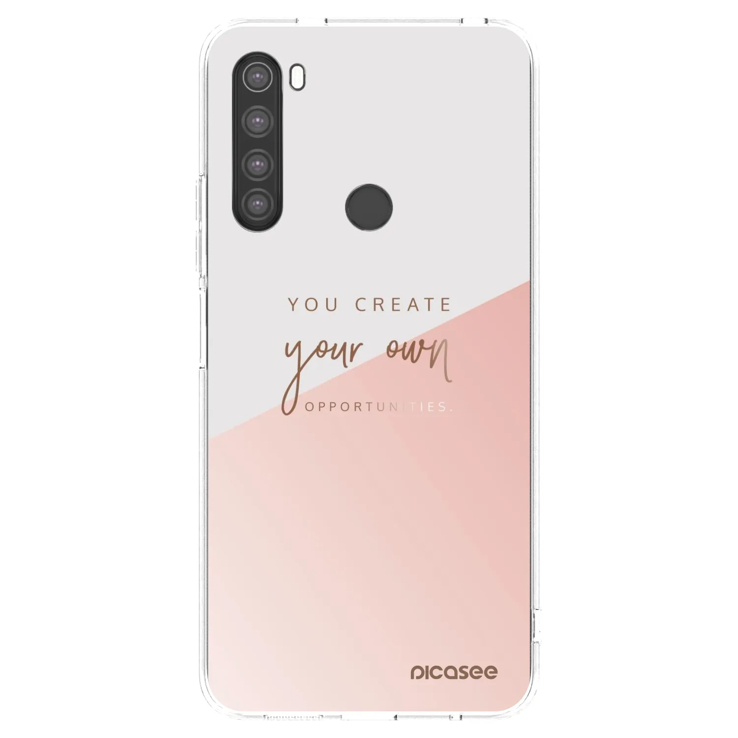 Silikónový prehľadný obal pre Xiaomi Redmi Note 8 - Vytvor si svoju vlastnú príležitosť