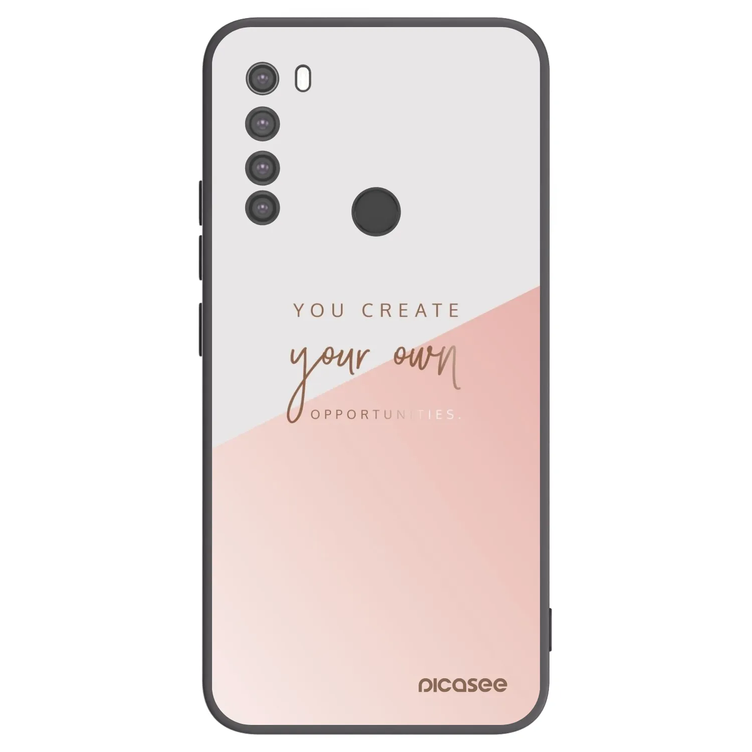 Picasee silikónový čierny obal pre Xiaomi Redmi Note 8 - Vytvor si svoju vlastnú príležitosť