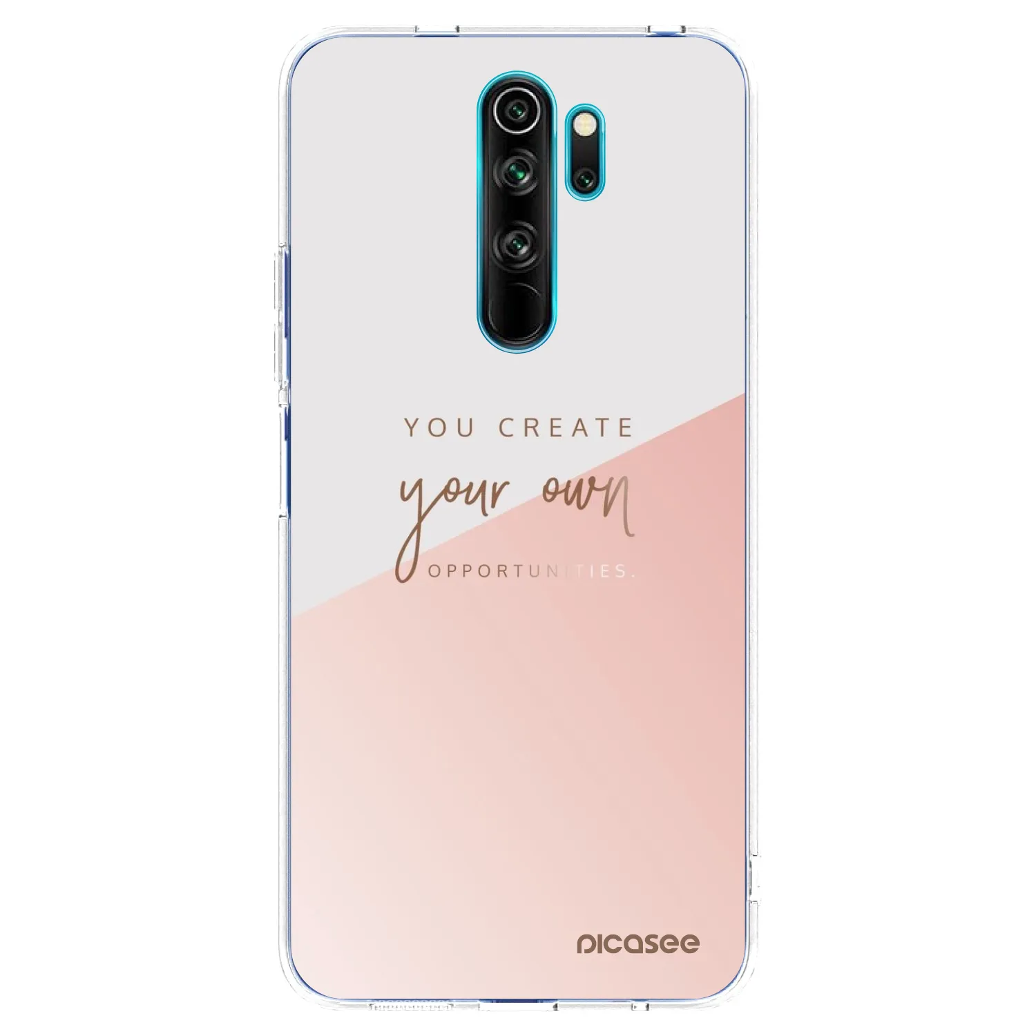 Picasee silikónový prehľadný obal pre Xiaomi Redmi Note 8 Pro - Vytvor si svoju vlastnú príležitosť