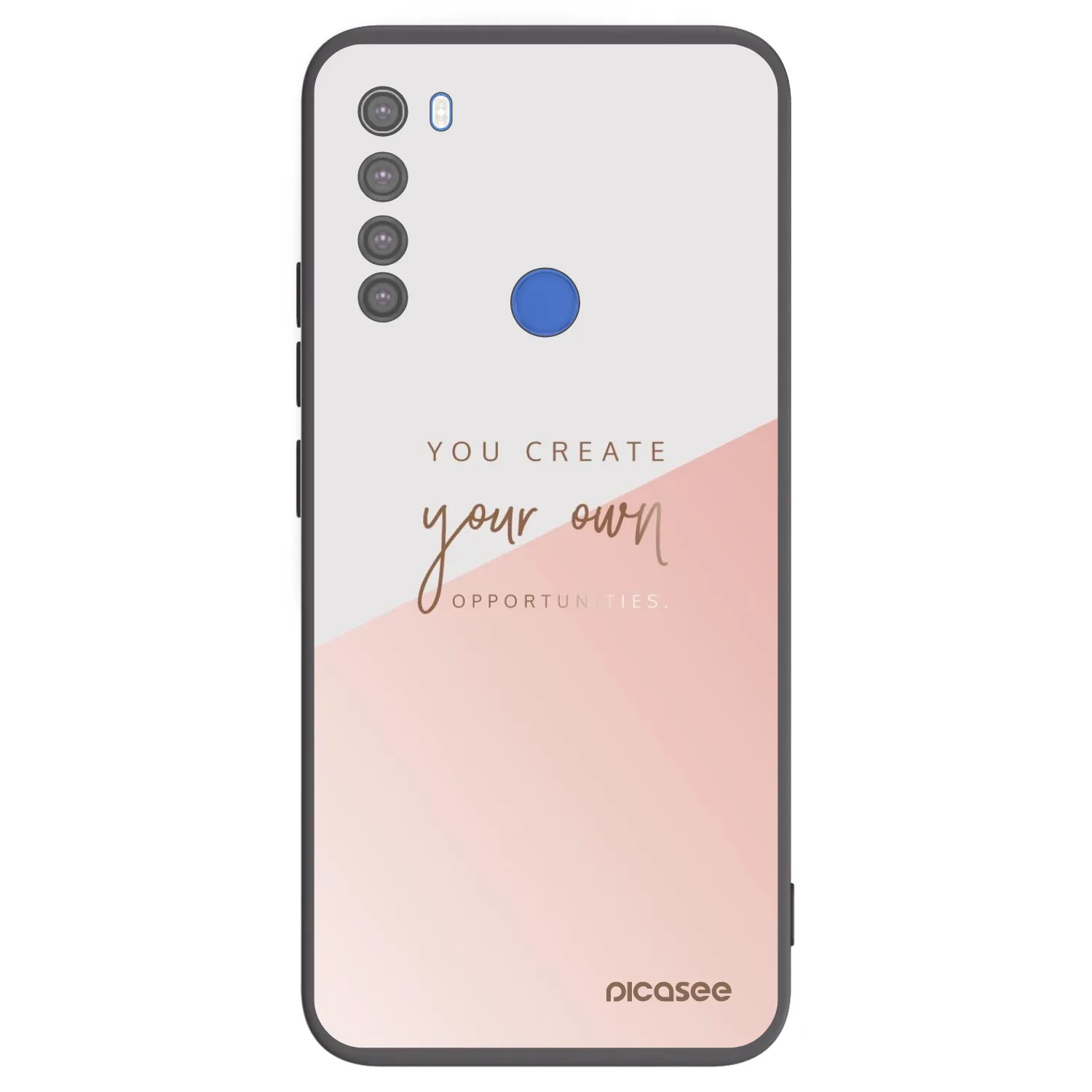 Picasee silikónový čierny obal pre Xiaomi Redmi Note 8T - Vytvor si svoju vlastnú príležitosť
