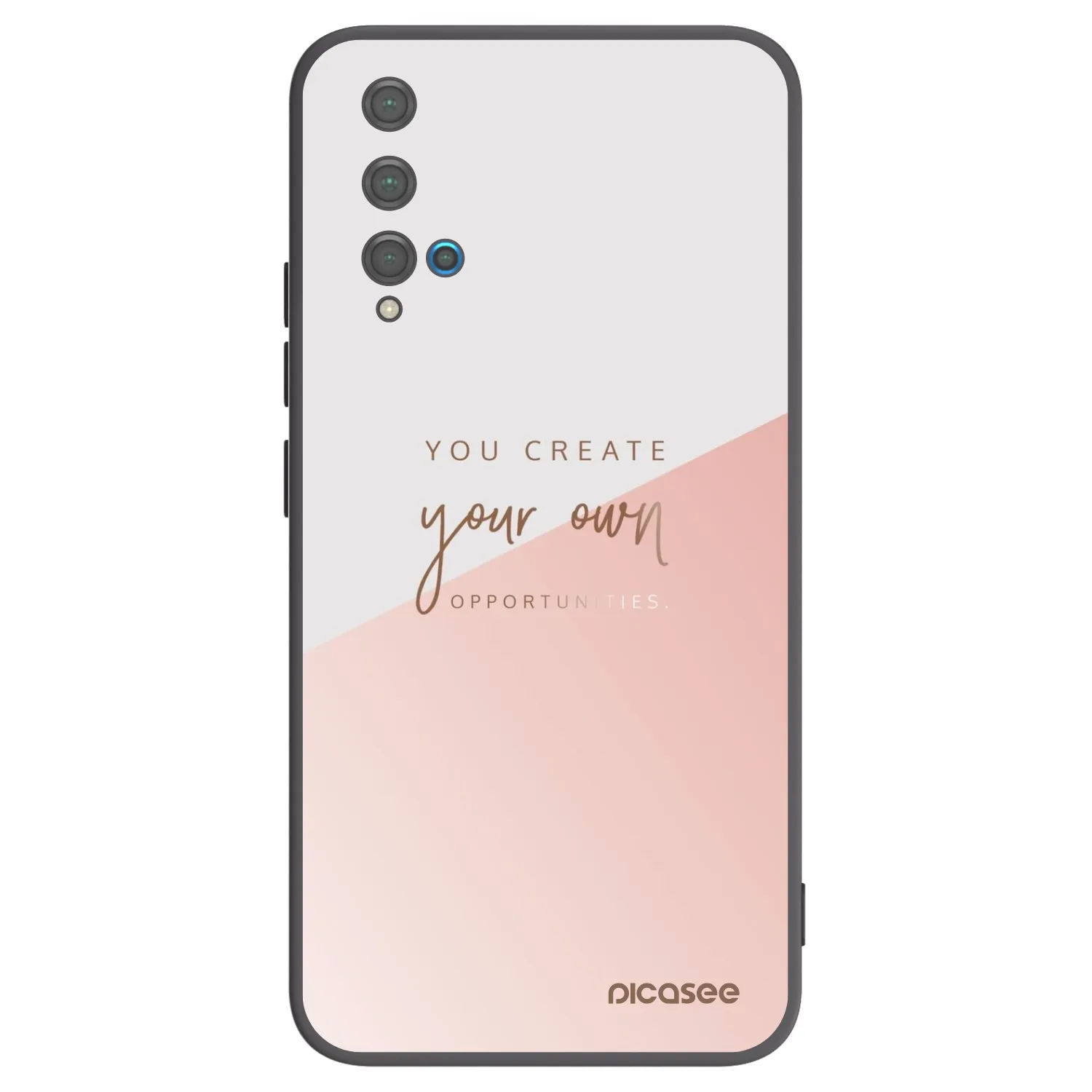 Picasee silikónový čierny obal pre Huawei Nova 5T - Vytvor si svoju vlastnú príležitosť