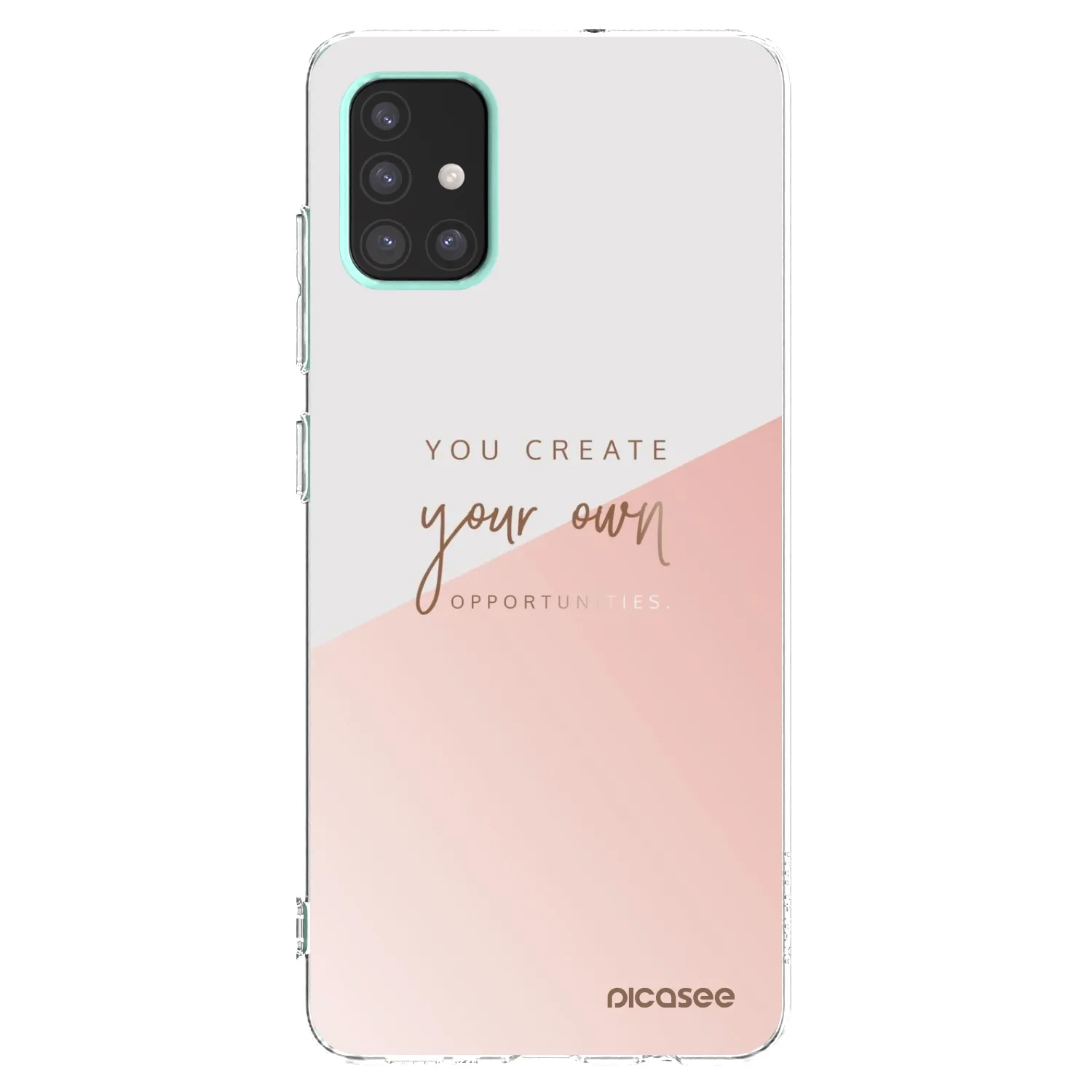 Picasee silikónový prehľadný obal pre Samsung Galaxy A51 A515F - Vytvor si svoju vlastnú príležitosť