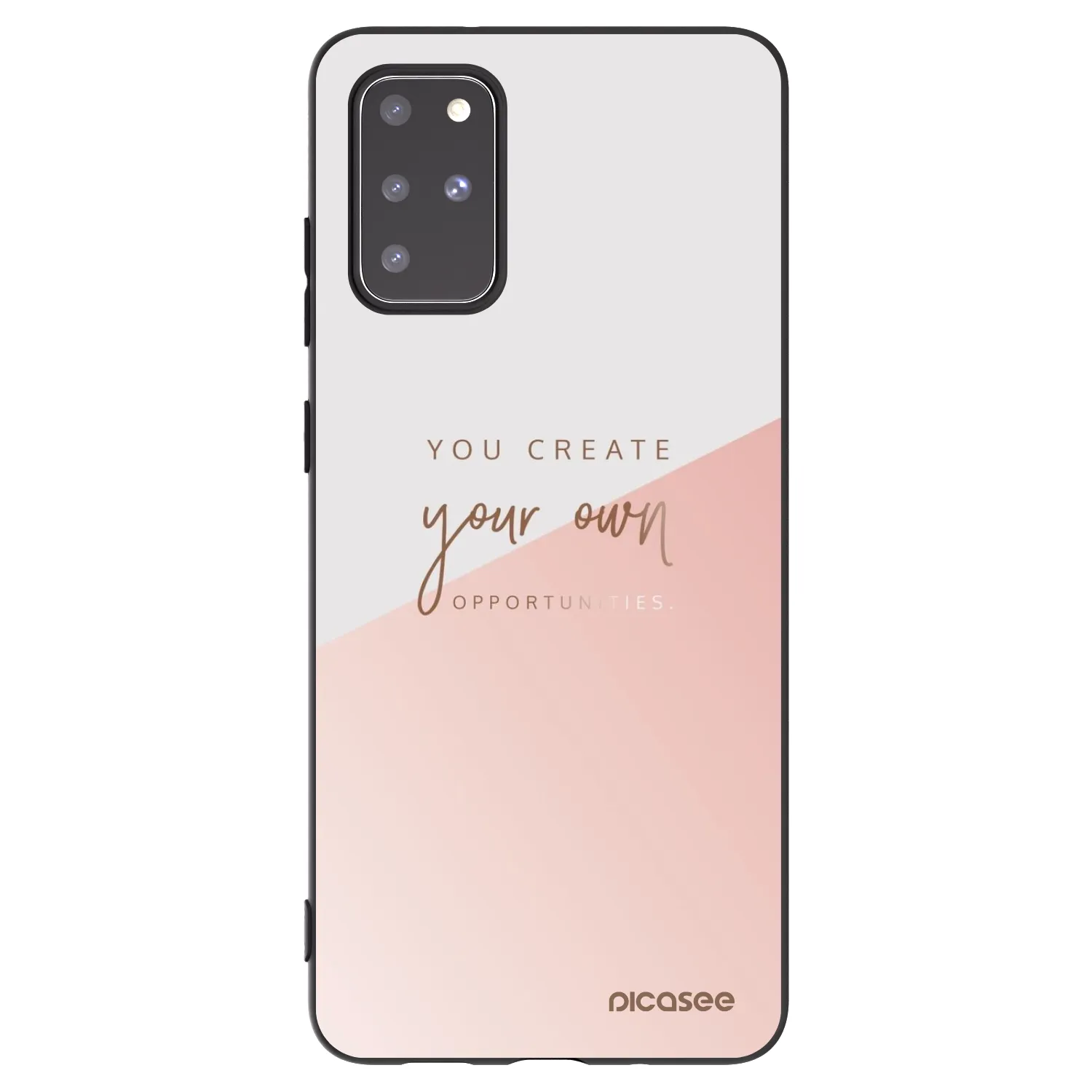 Picasee silikónový čierny obal pre Samsung Galaxy S20+ G985F - Vytvor si svoju vlastnú príležitosť