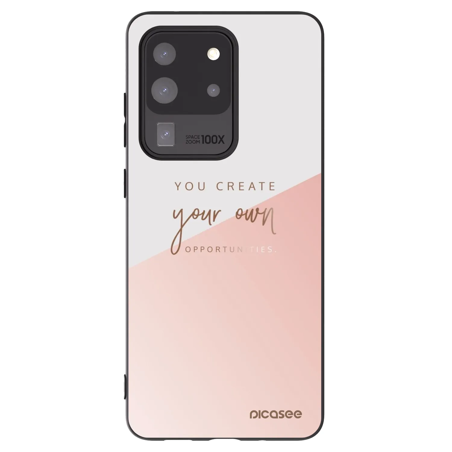 Picasee silikónový čierny obal pre Samsung Galaxy S20 Ultra 5G G988F - Vytvor si svoju vlastnú príležitosť