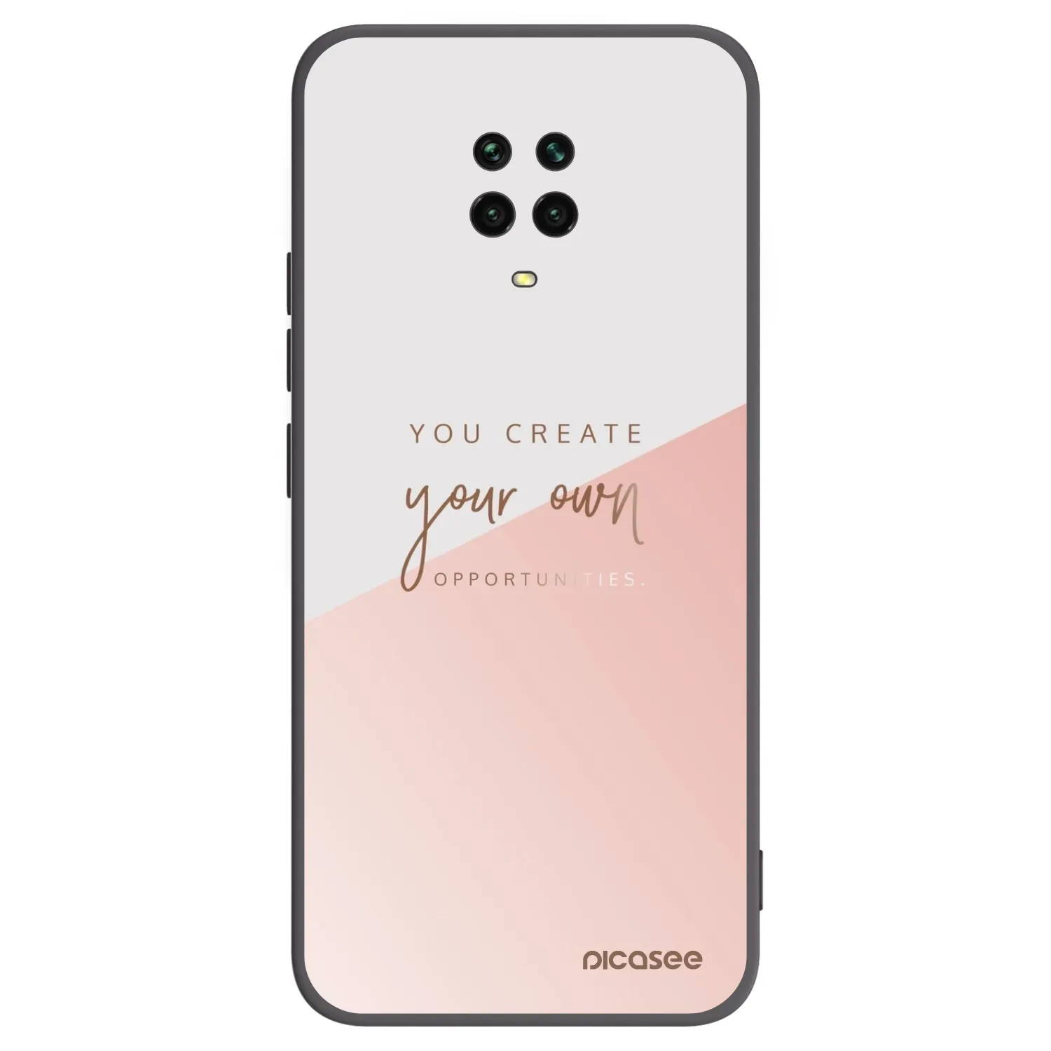 Picasee silikónový čierny obal pre Xiaomi Redmi Note 9 Pro - Vytvor si svoju vlastnú príležitosť