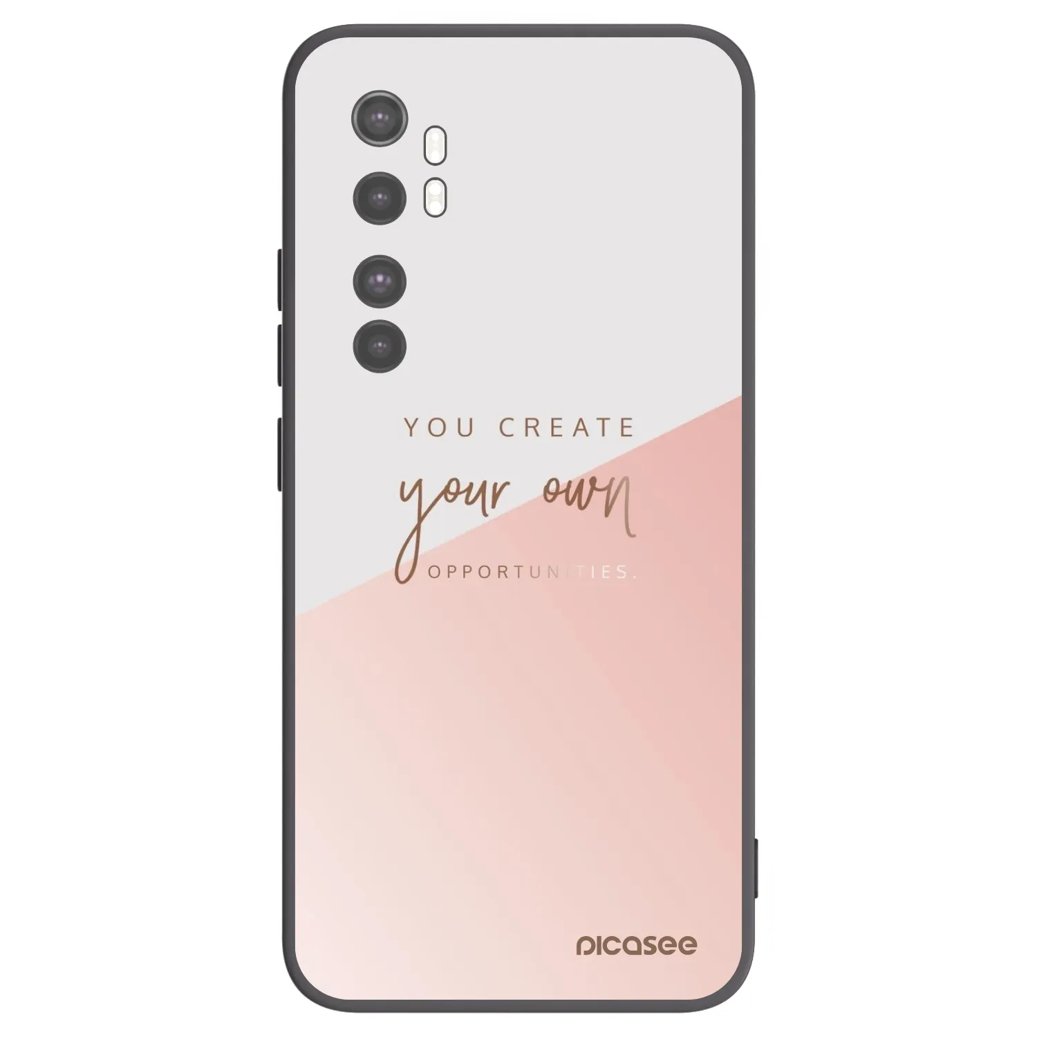Picasee silikónový čierny obal pre Xiaomi Mi Note 10 Lite - Vytvor si svoju vlastnú príležitosť