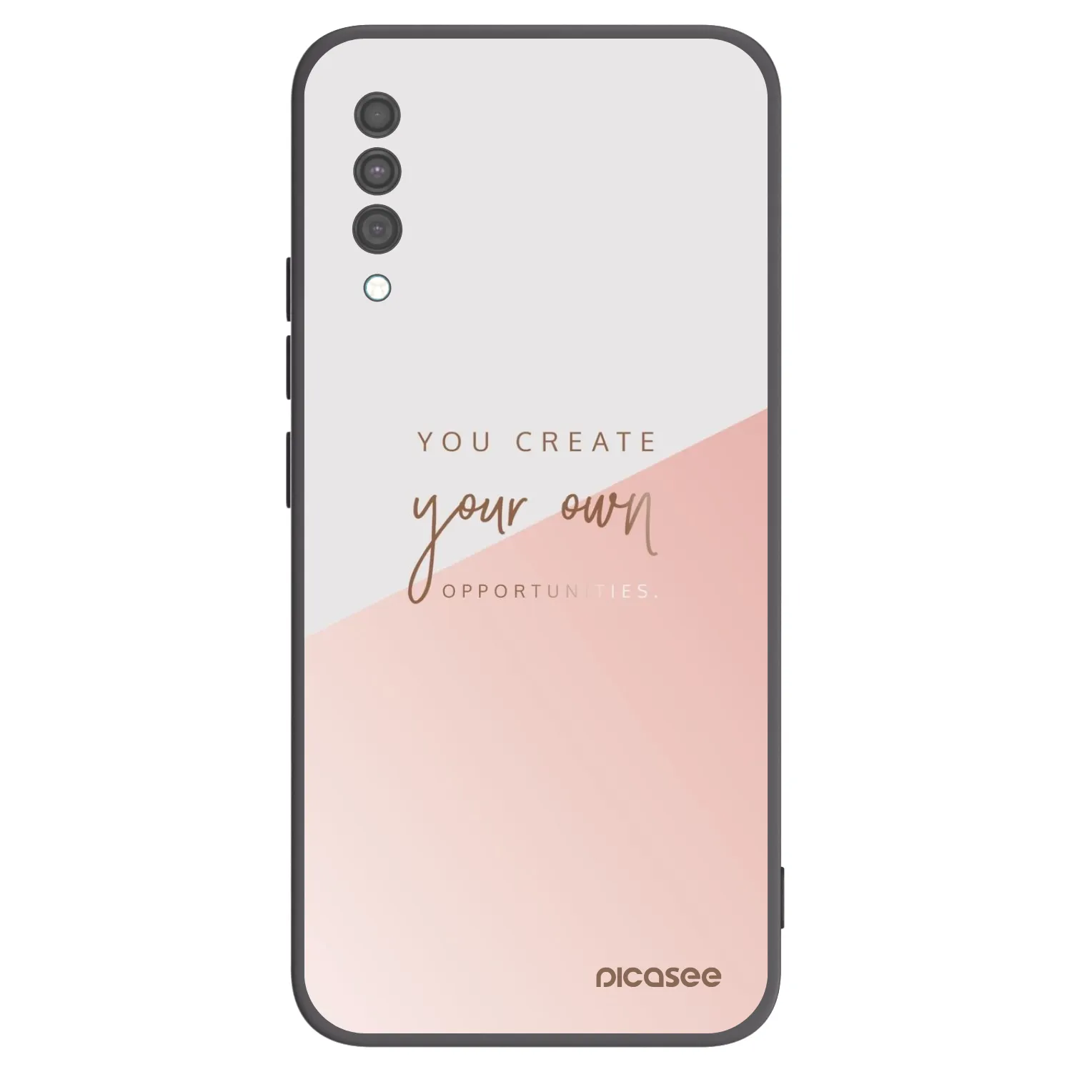 Picasee silikónový čierny obal pre Samsung Galaxy A30s A307F - Vytvor si svoju vlastnú príležitosť