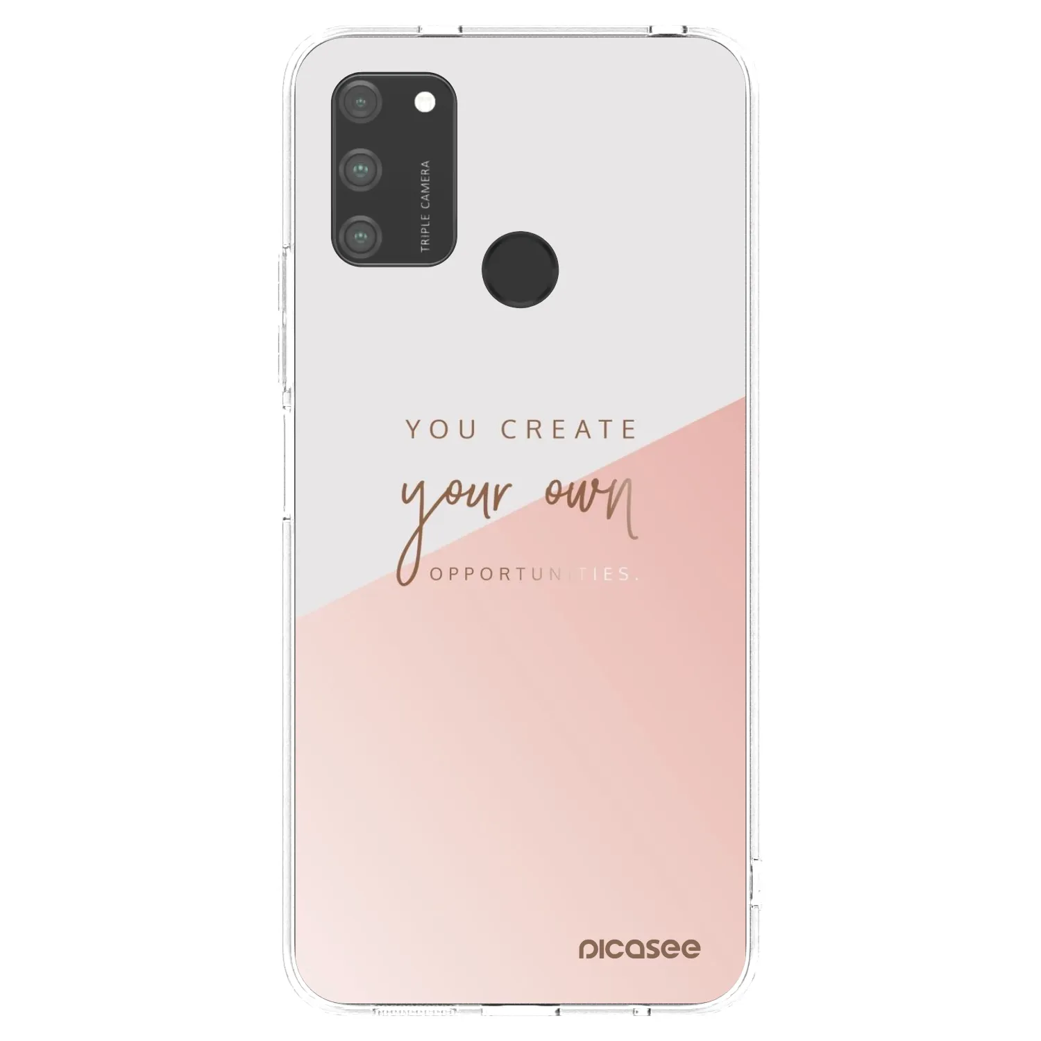Picasee silikónový prehľadný obal pre Honor 9A - Vytvor si svoju vlastnú príležitosť