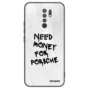 Picasee silikónový čierny obal pre Xiaomi Redmi 9 - White Dollar