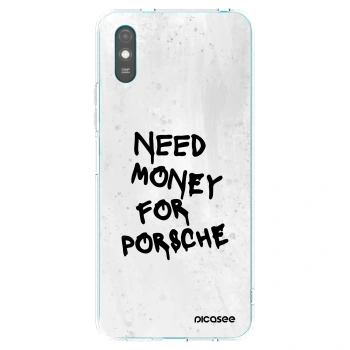 Picasee silikónový prehľadný obal pre Xiaomi Redmi 9A - White Dollar