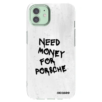 Picasee silikónový prehľadný obal pre Apple iPhone 12 Pro - White Dollar