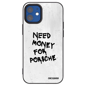 Picasee silikónový čierny obal pre Apple iPhone 12 mini - White Dollar