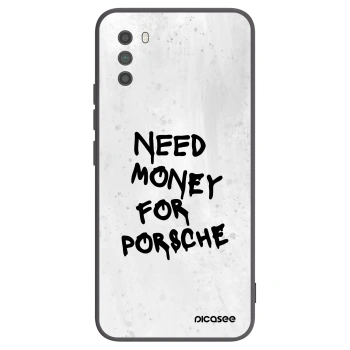 Picasee silikónový čierny obal pre Xiaomi Poco M3 - White Dollar