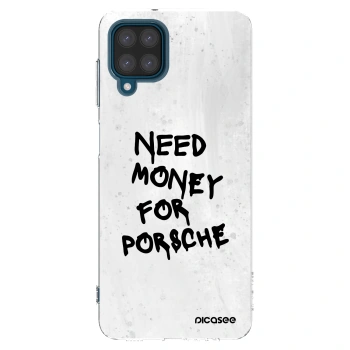 Picasee silikónový prehľadný obal pre Samsung Galaxy A12 A125F - White Dollar