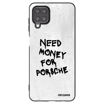 Picasee silikónový čierny obal pre Samsung Galaxy A12 A125F - White Dollar