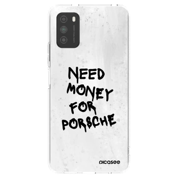 Picasee silikónový prehľadný obal pre Xiaomi Poco M3 - White Dollar