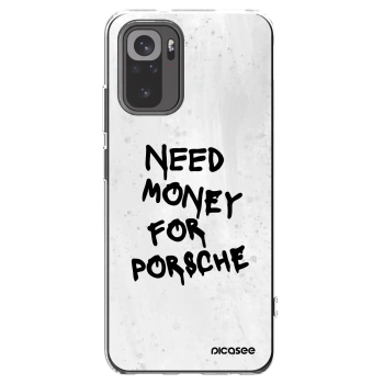 Picasee silikónový prehľadný obal pre Xiaomi Redmi Note 10 - White Dollar