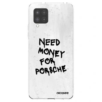 Picasee silikónový prehľadný obal pre Samsung Galaxy A42 A426B - White Dollar