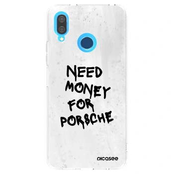Picasee silikónový prehľadný obal pre Huawei P20 Lite - White Dollar