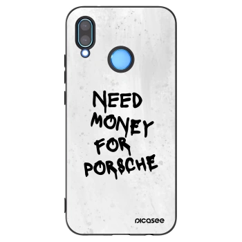 Picasee silikónový čierny obal pre Huawei P20 Lite - White Dollar