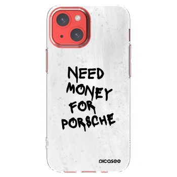 Picasee silikónový prehľadný obal pre Apple iPhone 13 mini - White Dollar