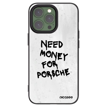 Picasee silikónový čierny obal pre Apple iPhone 13 Pro - White Dollar