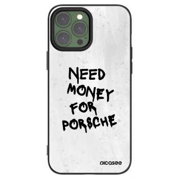 Picasee silikónový čierny obal pre Apple iPhone 13 Pro Max - White Dollar