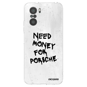 Picasee silikónový prehľadný obal pre Xiaomi Poco F3 - White Dollar