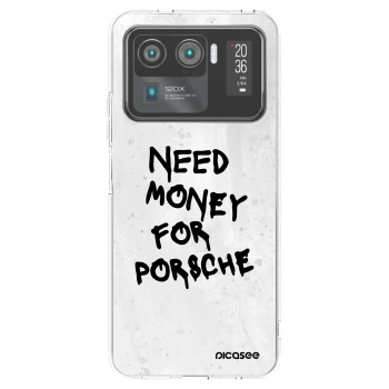 Picasee silikónový prehľadný obal pre Xiaomi Mi 11 Ultra - White Dollar