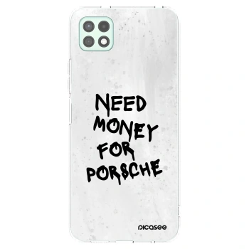 Picasee silikónový prehľadný obal pre Samsung Galaxy A22 A226B 5G - White Dollar