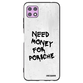 Picasee silikónový čierny obal pre Samsung Galaxy A22 A226B 5G - White Dollar