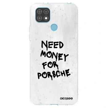 Picasee silikónový prehľadný obal pre Realme C21 - White Dollar