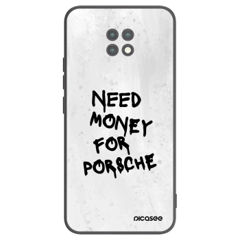 Picasee silikónový čierny obal pre Xiaomi Redmi Note 9T - White Dollar