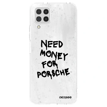 Picasee silikónový prehľadný obal pre Samsung Galaxy A22 A225F 4G - White Dollar