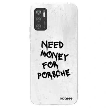 Picasee silikónový prehľadný obal pre Xiaomi Poco M3 Pro 5G - White Dollar