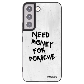 Picasee silikónový čierny obal pre Samsung Galaxy S22 5G - White Dollar