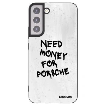 Picasee silikónový čierny obal pre Samsung Galaxy S22+ 5G - White Dollar