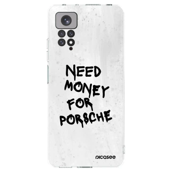 Picasee silikónový prehľadný obal pre Xiaomi Redmi Note 11S 4G - White Dollar